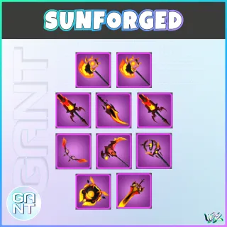 Sunforged Weapon Skin Pack