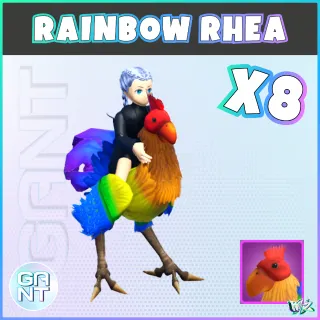 8x Rainbow Rhea Mount