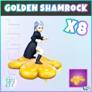 8x Golden Shamrock Mount