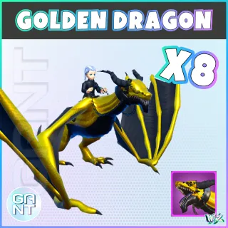 8x Golden Dragon Mount