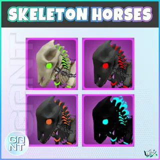 Skeleton Horse Mount - Pack