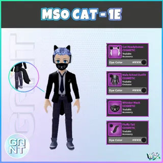 MSO Cat - 1E (Black) Set