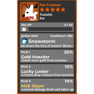 Foxdeer - Perfect Farmer Pet (Mob)