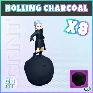 8x Rolling Charcoal Mount