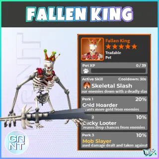 Skeleton King - Perfect Farmer Pet (Mob)