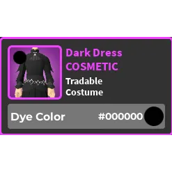 Dark Dress #000000
