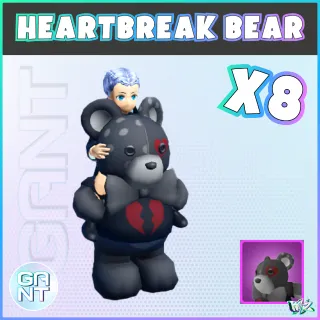 8x Heartbreak Bear Mount