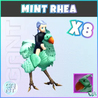 8x Mint Rhea Mount