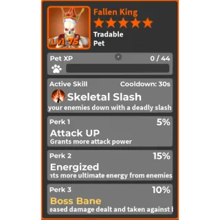 Fallen King - BoB (Perfect Stats)