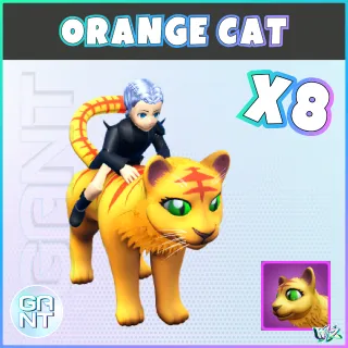 8x Orange Cat Mount