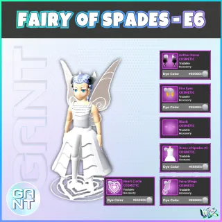 Fairy of Spades - E6 (White) Set