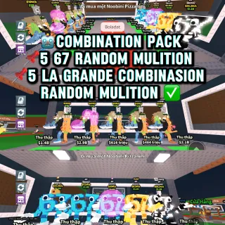 1 pack 67 random muti