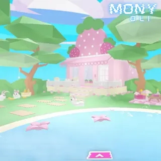 Tiny Preppy House (Decorated Strawberry) on Adoptme!