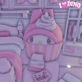 Tiny Preppy House My Melody on Adoptme!