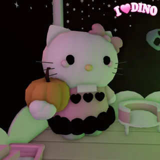 Tiny House Hello Kitty Halloween Farm on Adoptme!