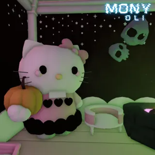 Tiny House Hello Kitty Halloween Farm on Adoptme!