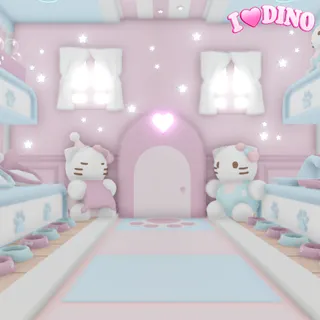 House Bunker Hello Kitty Preppy Farm on Adoptme! Hello Kitty Plushie House !