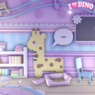 Tiny Preppy House Giraffe on Adoptme!