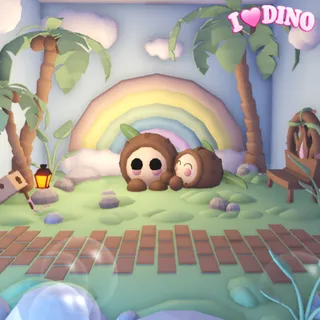 Tiny Preppy House Farm (Decorated Coconut Friend) on Adoptme!