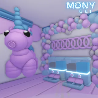 Tiny Preppy House Farm (Decorated Balloon Unicorn) AT ADOPT ME!