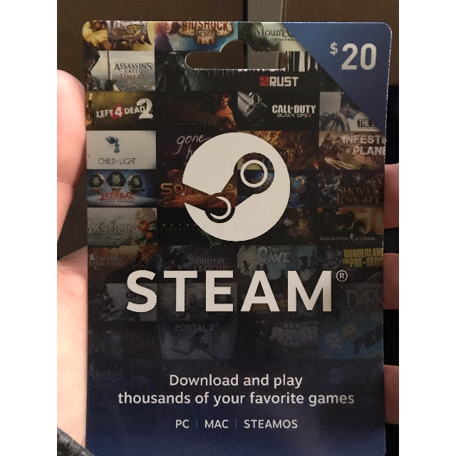 $20 Steam Gift Card