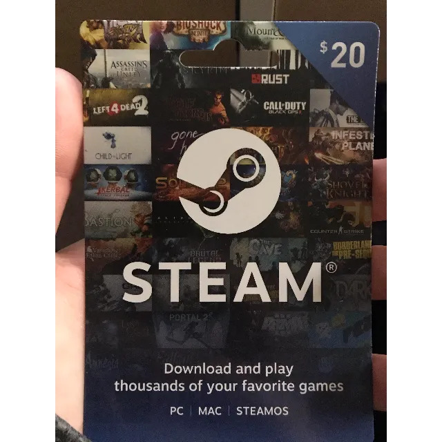 20 Dollar Steam Gift Card - Steam Gift Cards - Gameflip