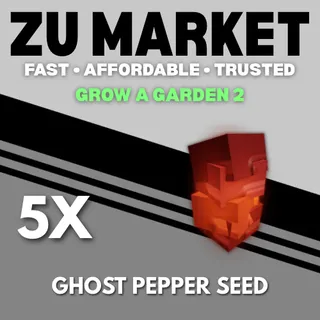 5x Ghost Pepper Seed