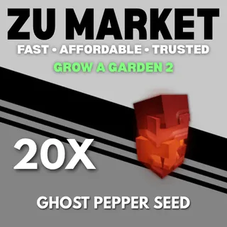20x Ghost Pepper Seed