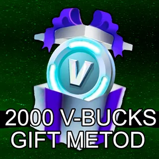 V-Bucks | 2000x ( GIFT METOD )