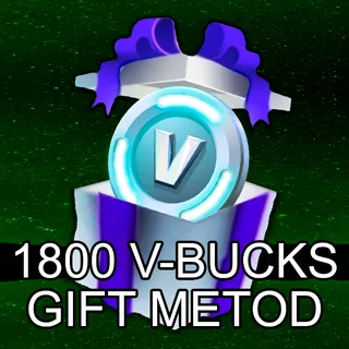 V-Bucks | 1800x ( GIFT METOD )