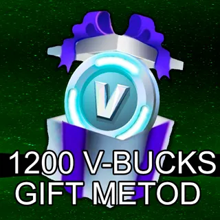 V-Bucks | 1200x ( GIFT METOD )