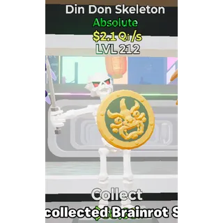 Default din don Skeleton absolute level 212 