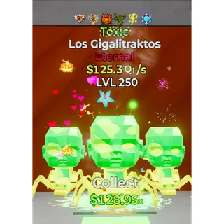 Fortnite Steal the brainrot Toxic Los Gigalitraktos 6 trait 
