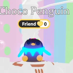 no pot neon choc penguin
