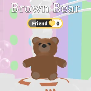 Ride brown bear