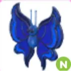 no pot neon blue butterf