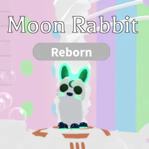 No pot neon moon rabbit