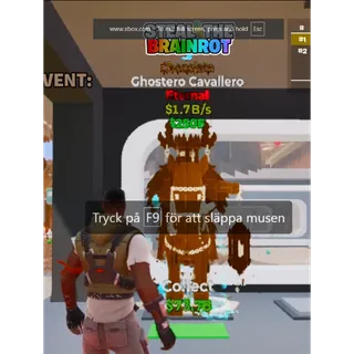 Fortnite: Steal the Brainrot - Chocolate Ghostero Cavallero 1,7b/s
