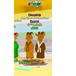 Fortnite: Steal the Brainrot - Chocolate Cabritos Brotheritos 472,5m/s