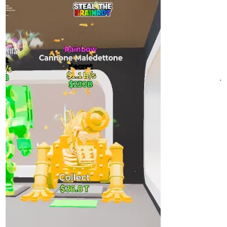 Fortnite: Steal the Brainrot Rainbow Cannone Maledettone 1,2b/s