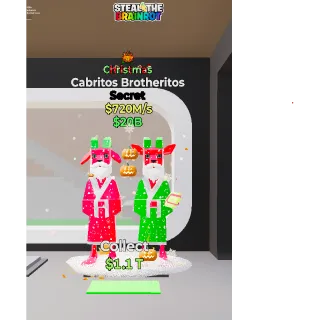 Fortnite: Steal the Brainrot - Christmas Cabritos brotheritos 720m/s