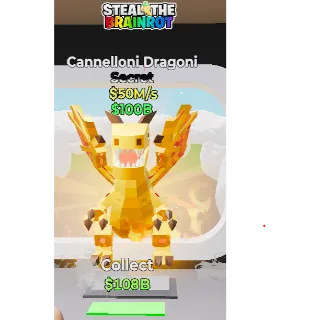 Fortnite: Steal the Brainrot - Defualt Cannelloni Dragoni 50m/s