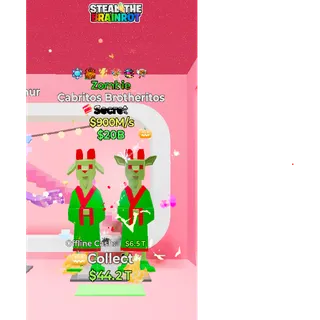 Fortnite: Steal the Brainrot - Zombie Cabritos brotheritos 900m/s ( 6 Traits ) 