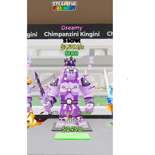 Fortnite: Steal the Brainrot - Dreamy Chimpanzini Kingini 150m/s