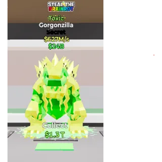 Fortnite: Steal the Brainrot - Toxic Gorgonzilla 627m/s