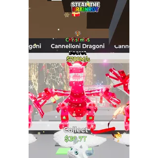Fortnite: Steal the Brainrot - Christmas Cannelloni Dragoni 700m/s