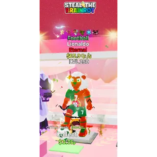 Football Lionaldo 65,9Qi/s Level 250 - Fortnite: Steal the Brainrot