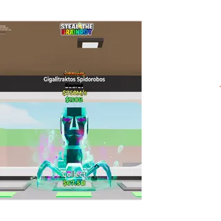 Fortnite: Steal the Brainrot - Hallowen Gigalitraktos Spidorobos 750m/s