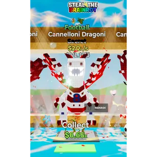 Fortnite: Steal the Brainrot - Football Cannelloni Dragoni 2Qi/s