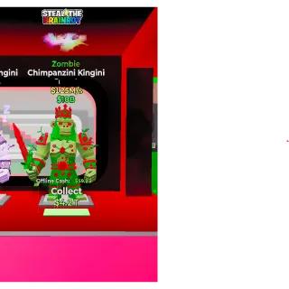 Fortnite: Steal the Brainrot - Zombie Chimpanzini Kingini 125m/s